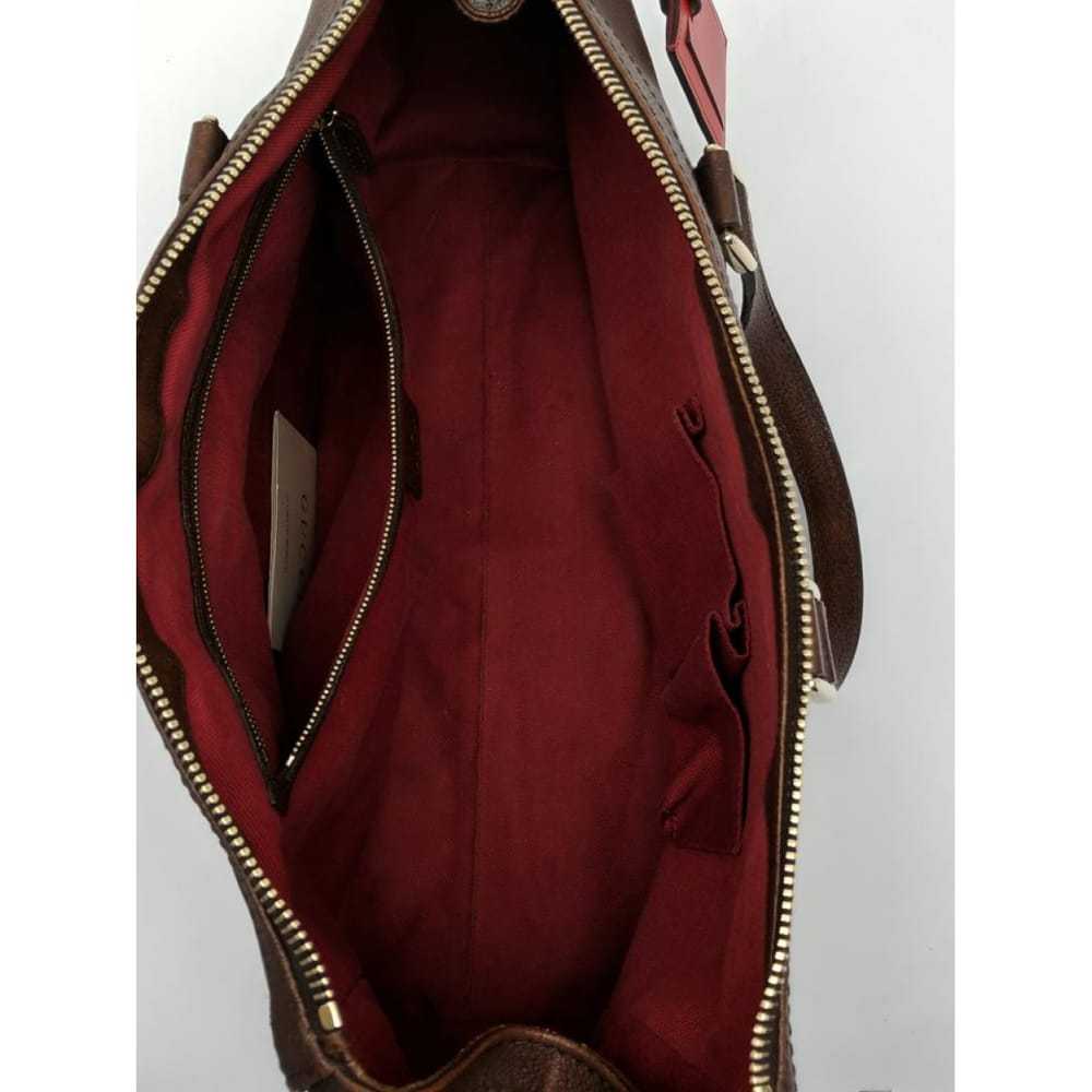 Gucci Boston leather satchel - image 6