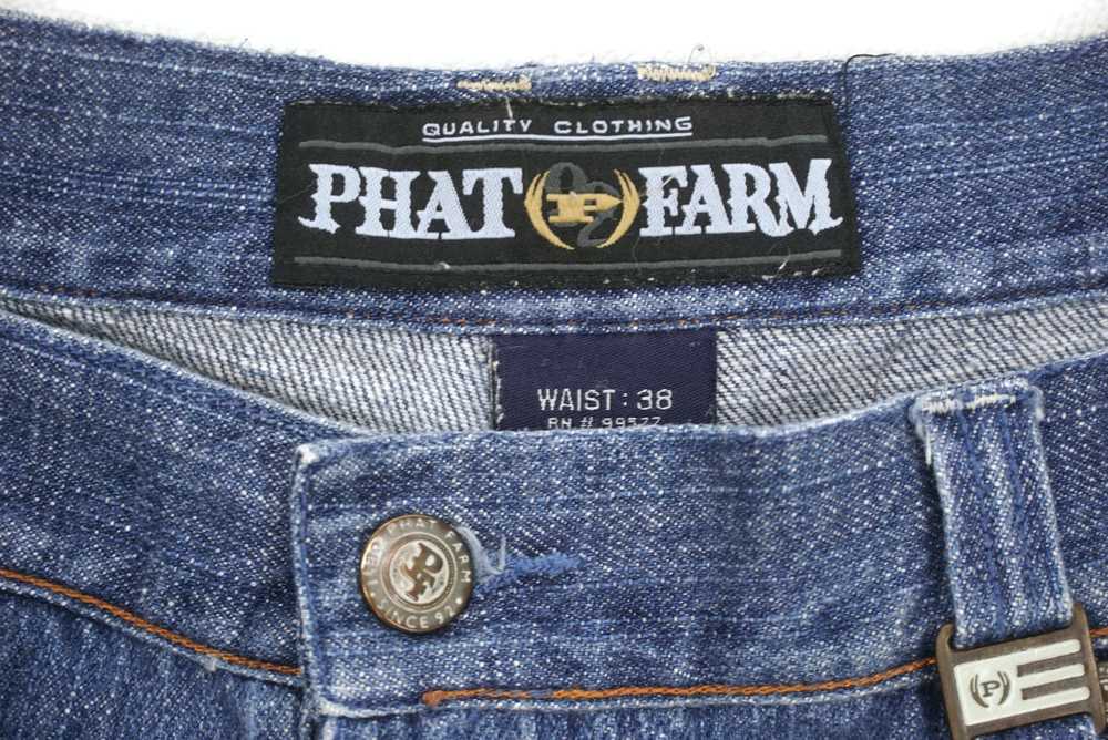 Phat Farm × Streetwear × Vintage Baggy Cropped Je… - image 12