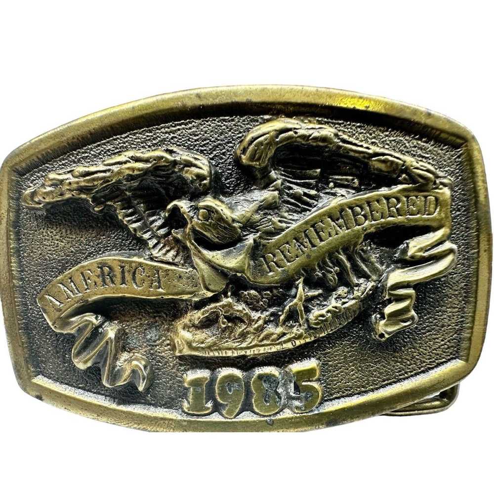 America America Remembered 1985 belt buckle by Mi… - image 3