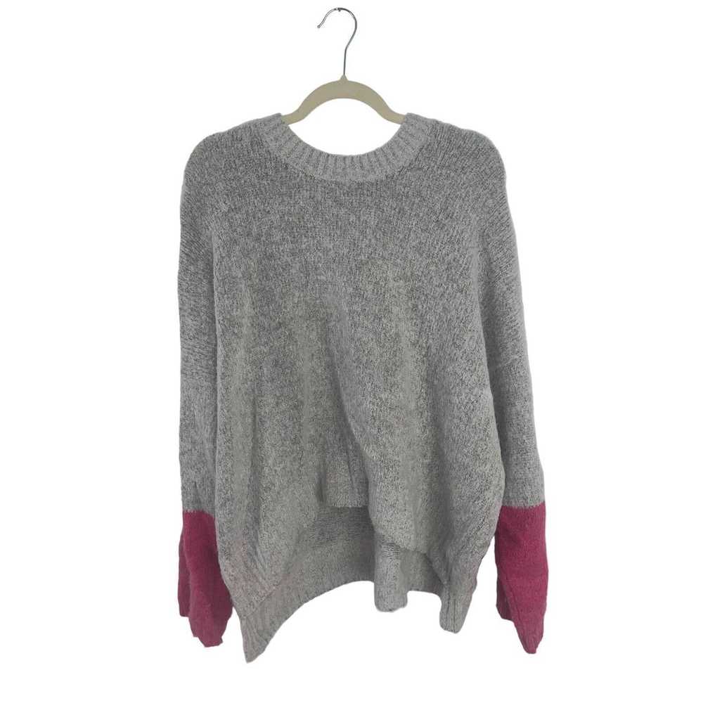 Diesel womans diesel sweater Crewneck grey pink w… - image 2