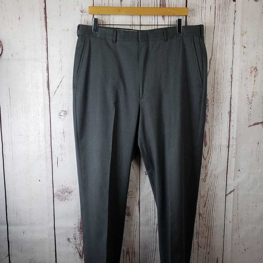 Berle Berle Dress Pants Mens Size 35 Flat Front C… - image 2