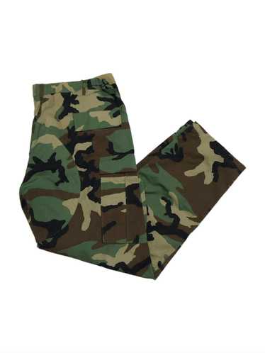 Military × Vintage Y2K Army Woodland Camo Pants