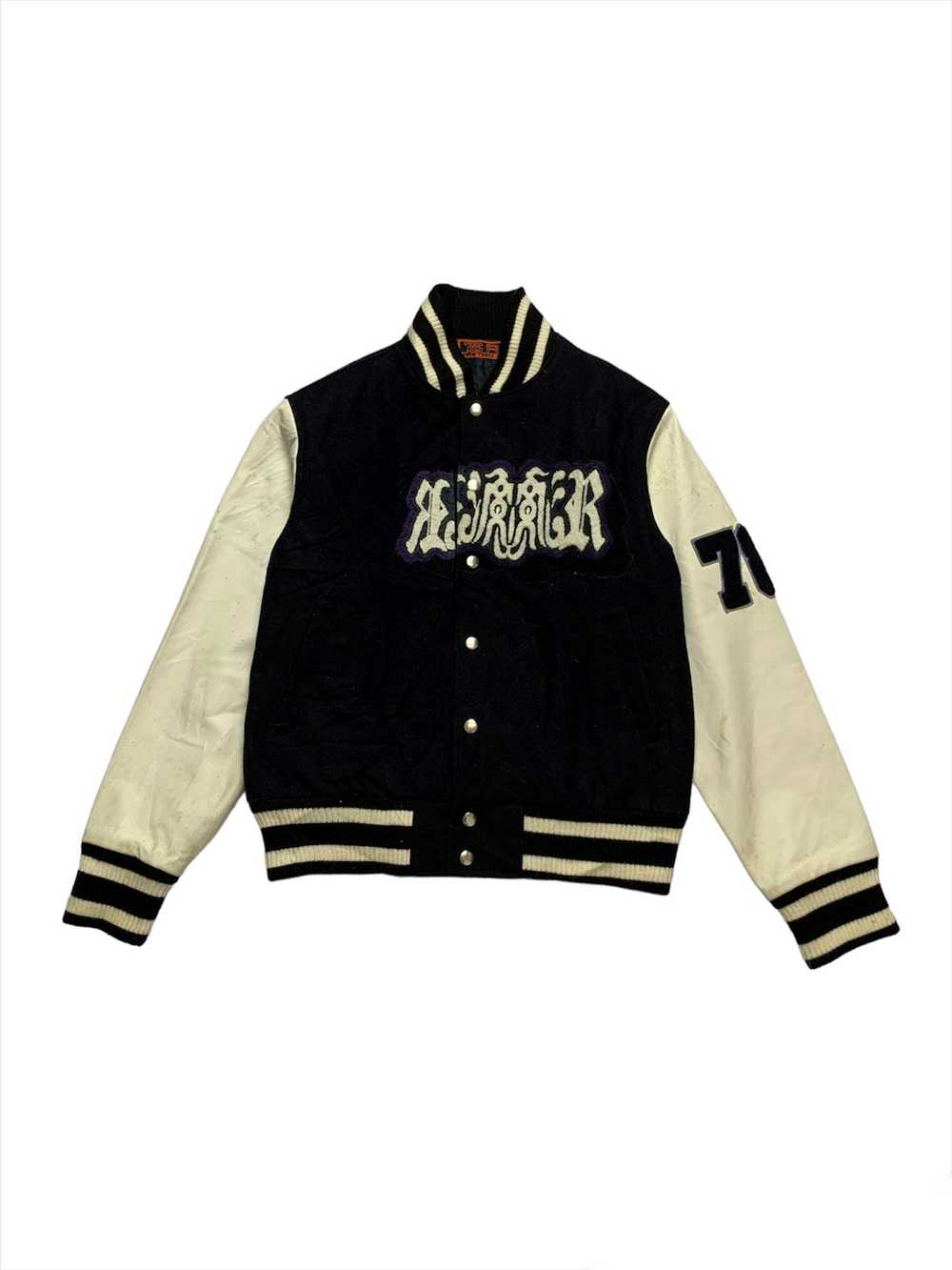 Japanese Brand × Varsity Jacket Vintage Seven Thr… - image 2