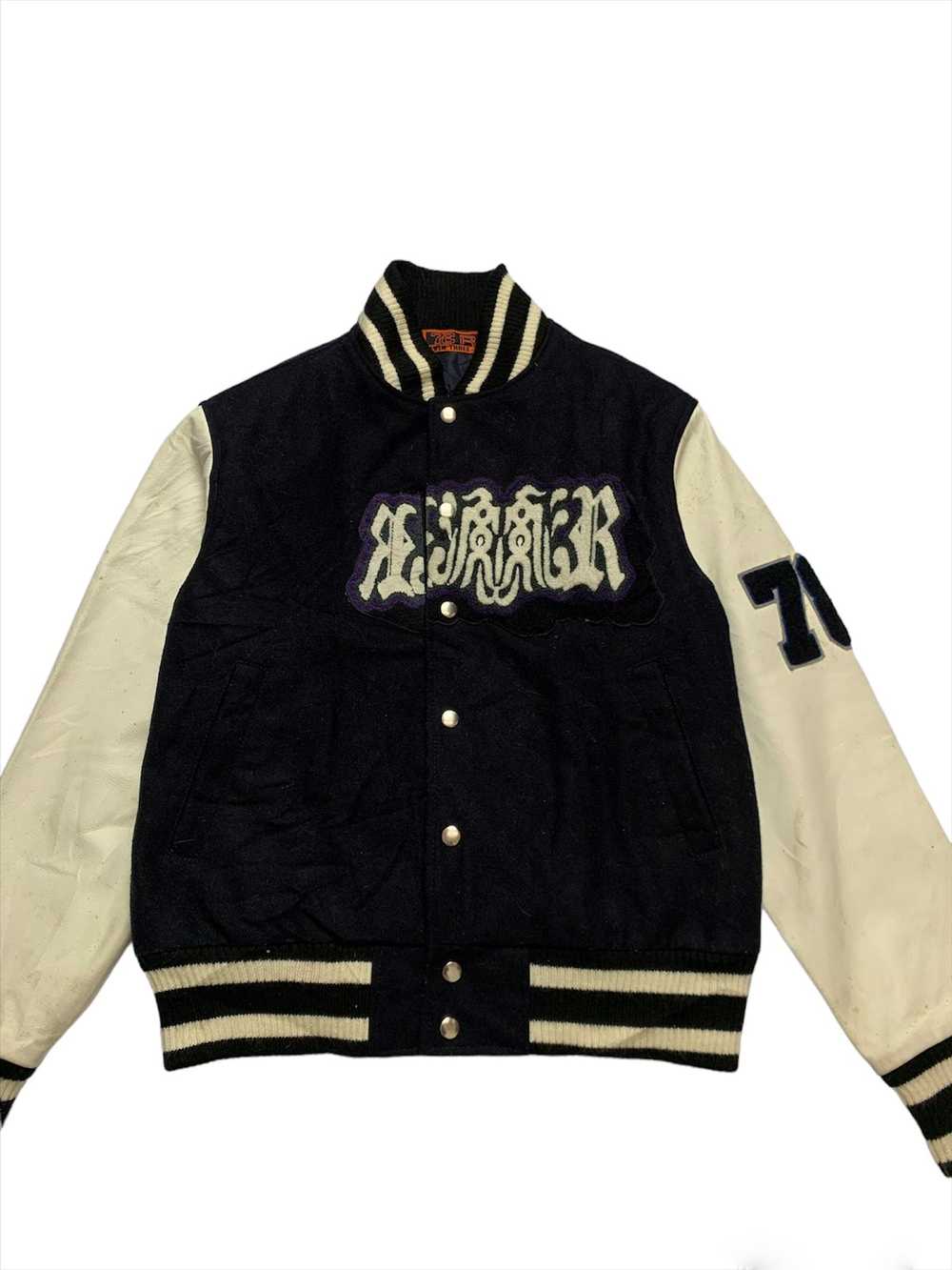 Japanese Brand × Varsity Jacket Vintage Seven Thr… - image 7