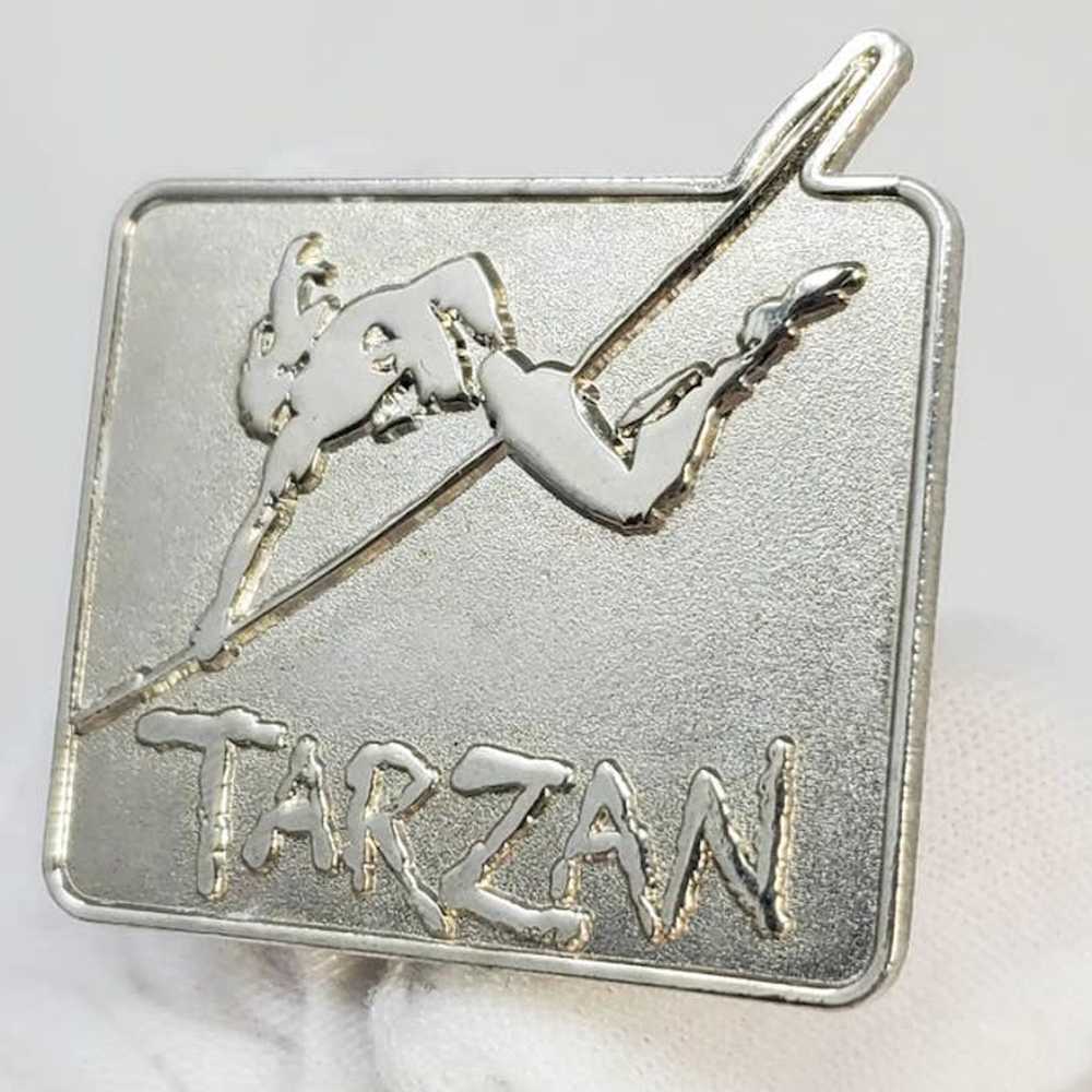 Disney Disney Tarzan Silver-Toned Pin Rare Broadw… - image 3