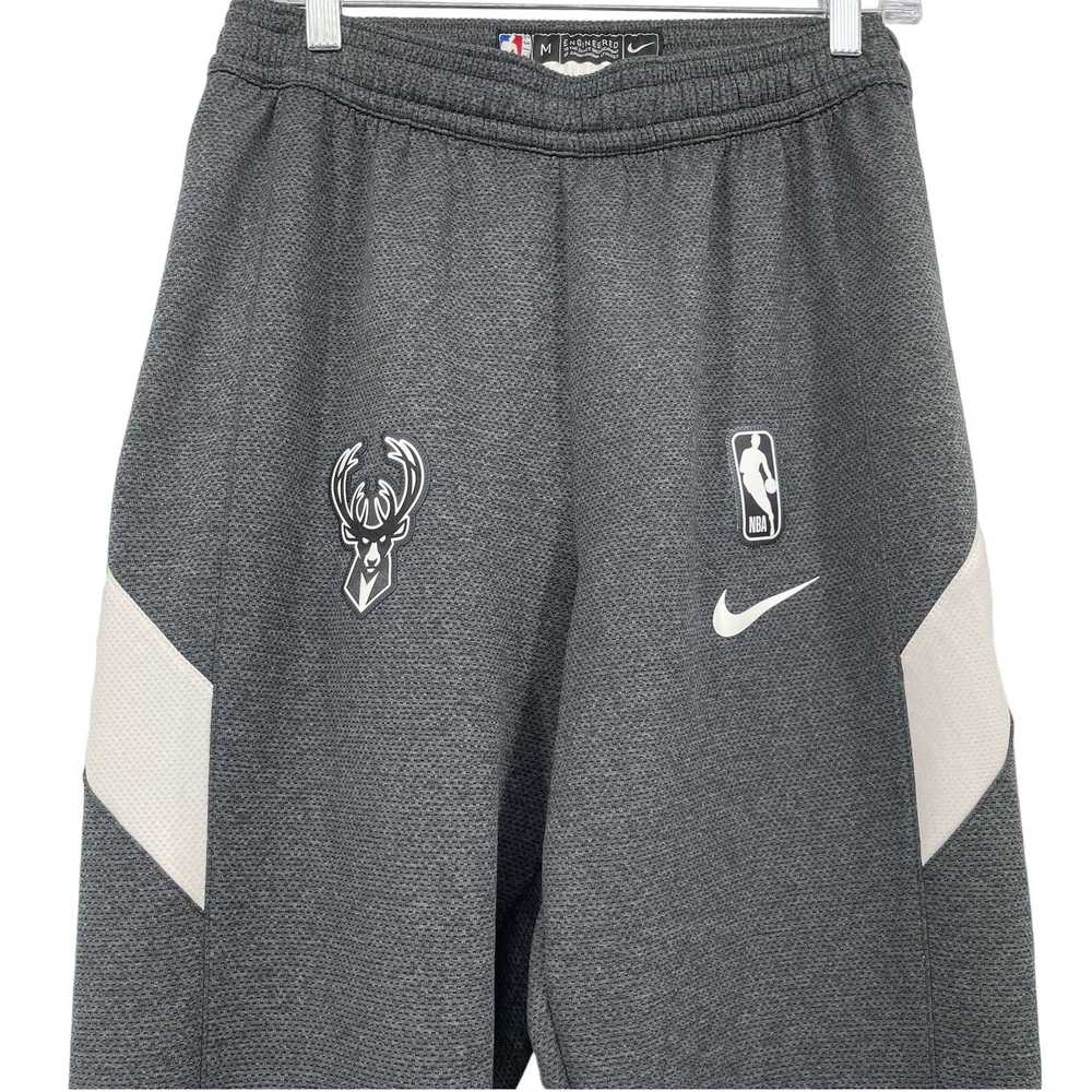 Nike Authentic NBA Nike Milwaukee Bucks grey tear… - image 1