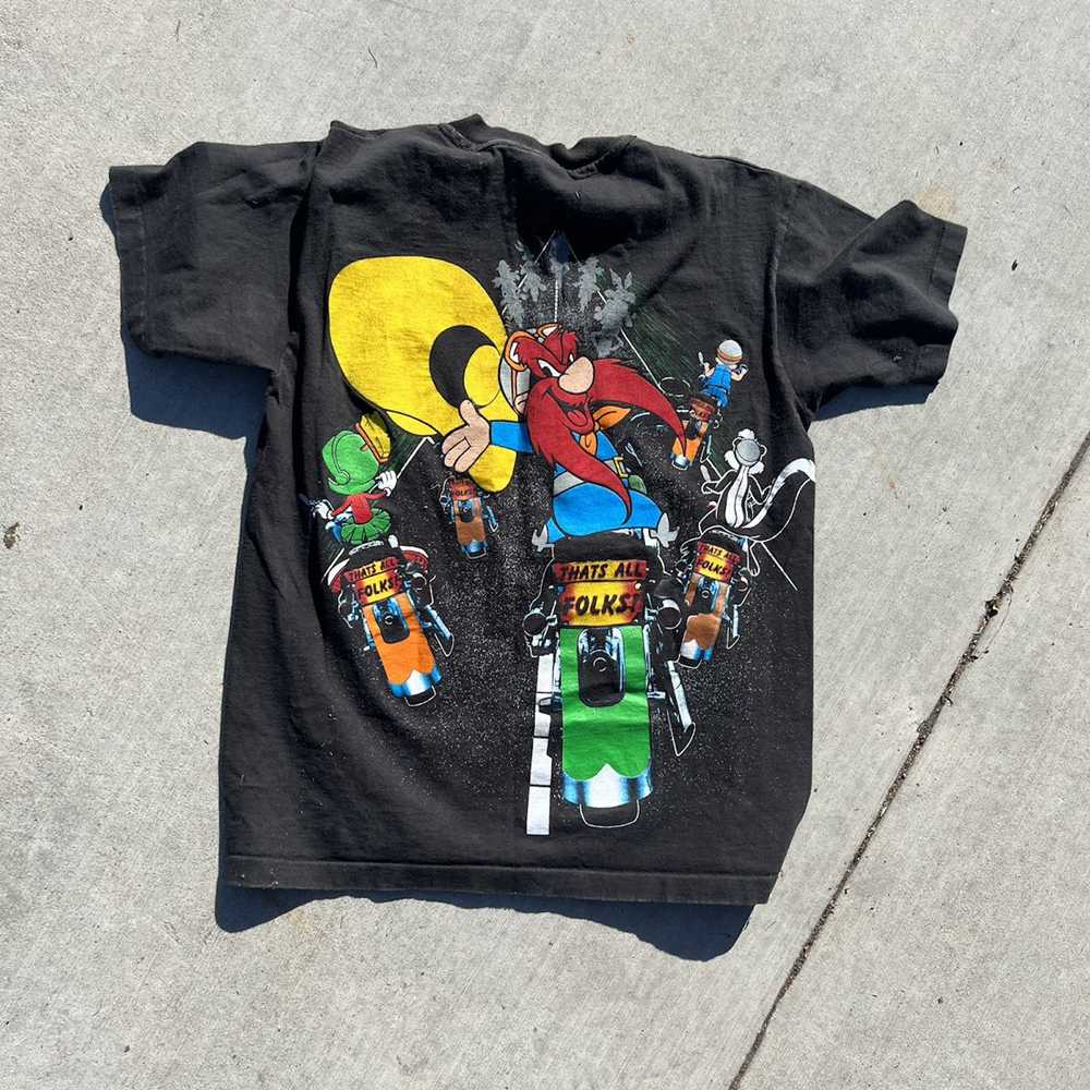 Vintage Vintage 1993 Looney Tunes Motorcycle Ride… - image 6