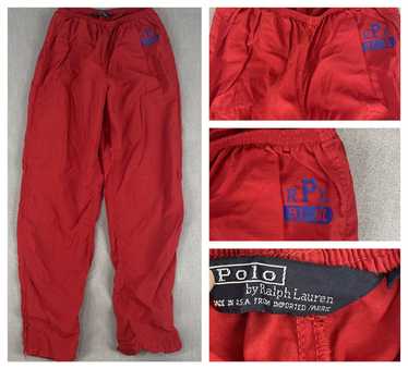 Vintage 90s Polo Sport Ralph Lauren Windbreaker Track Pants Sz L