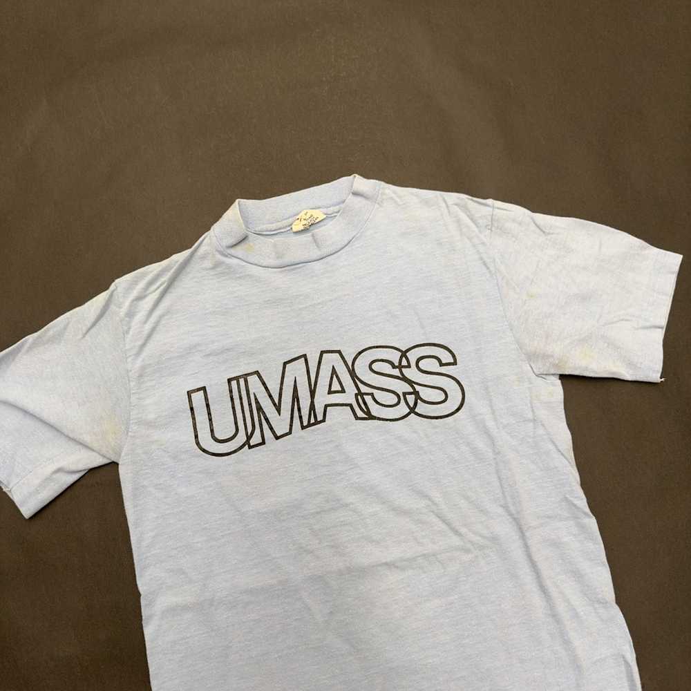 Collegiate × Hanes × Vintage Vintage UMASS tee - image 3