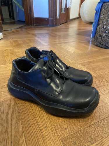 靴 prada sports archive vibram design shoes Prada Vintage Sport Vibram Leather Laced Trainers Men Shoes