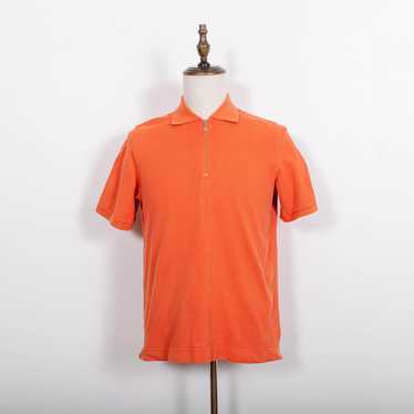 Bogner × Vintage Bogner Orange Short Sleeve Quart… - image 1