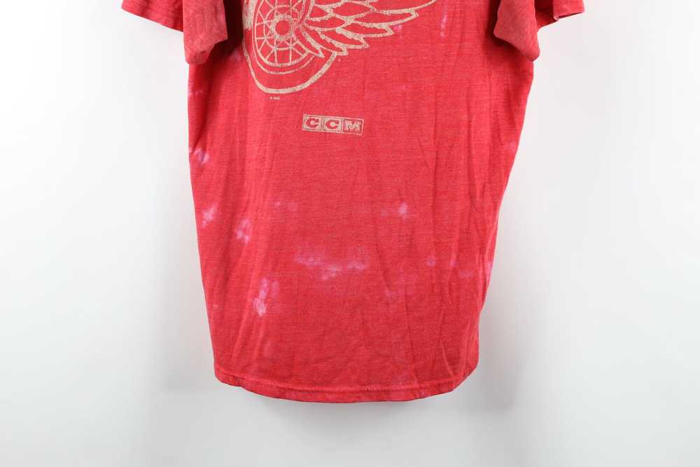 Ccm × Vintage Retro CCM Wash Detroit Red Wings Ho… - image 3