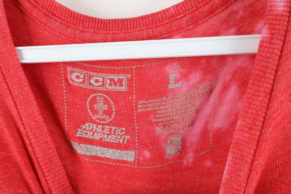 Ccm × Vintage Retro CCM Wash Detroit Red Wings Ho… - image 5