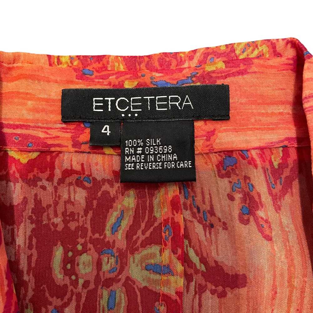 Other Etcetera 100% Silk Novelty All Over Print S… - image 3