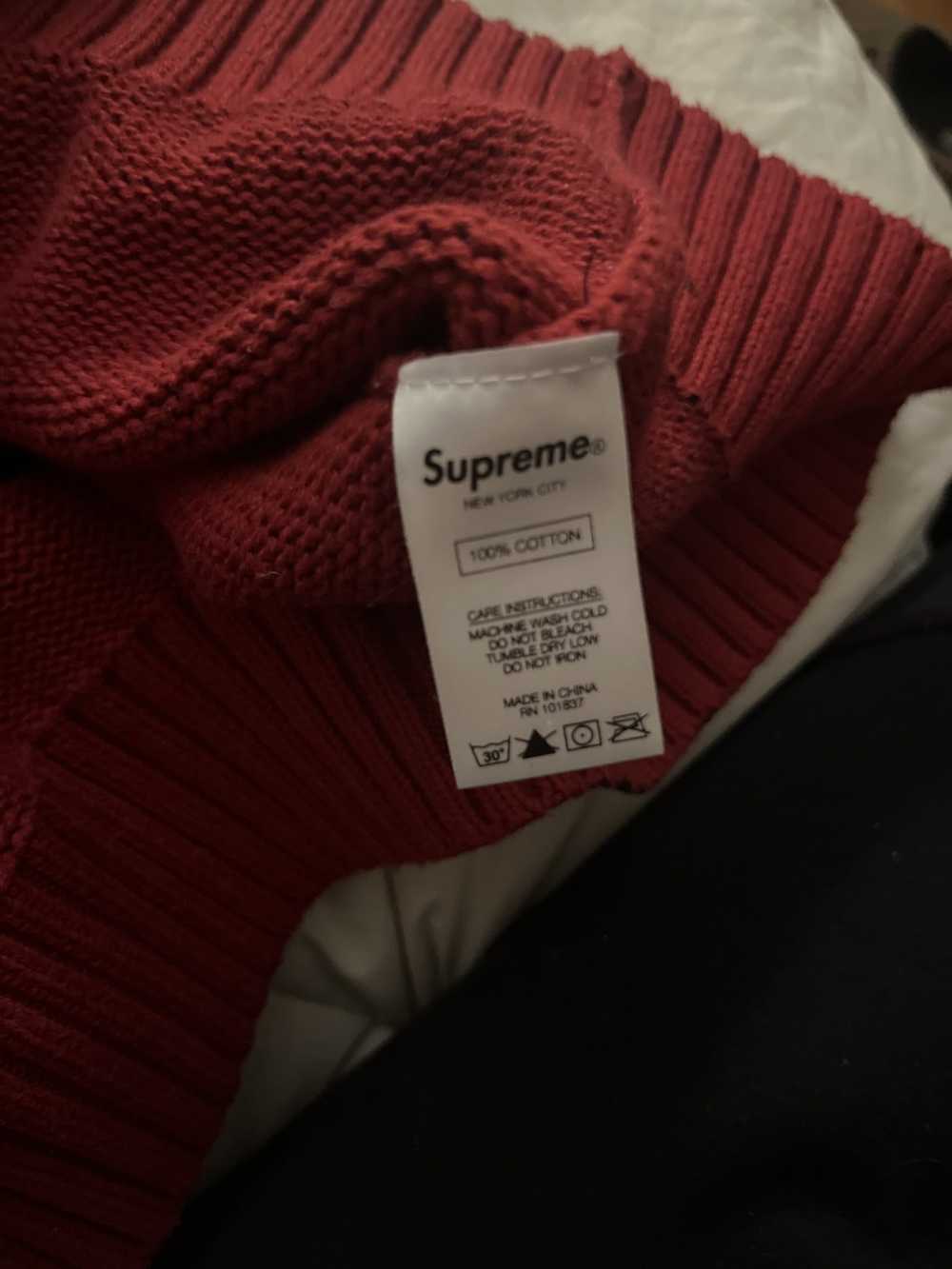 Supreme supreme is love red crewneck - image 4