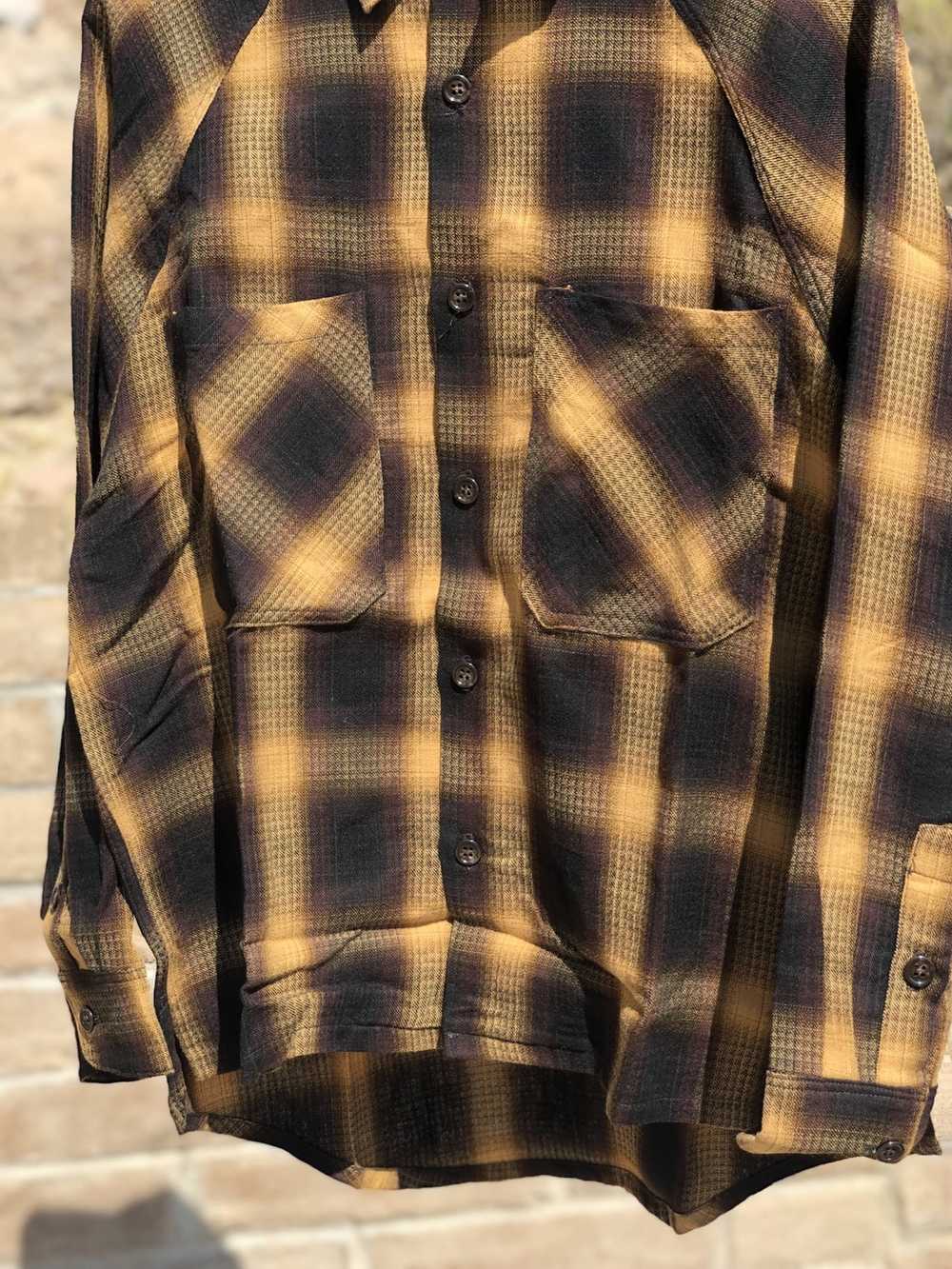 Mr. Completely Flannel Shadow GOLD PLAID - image 5