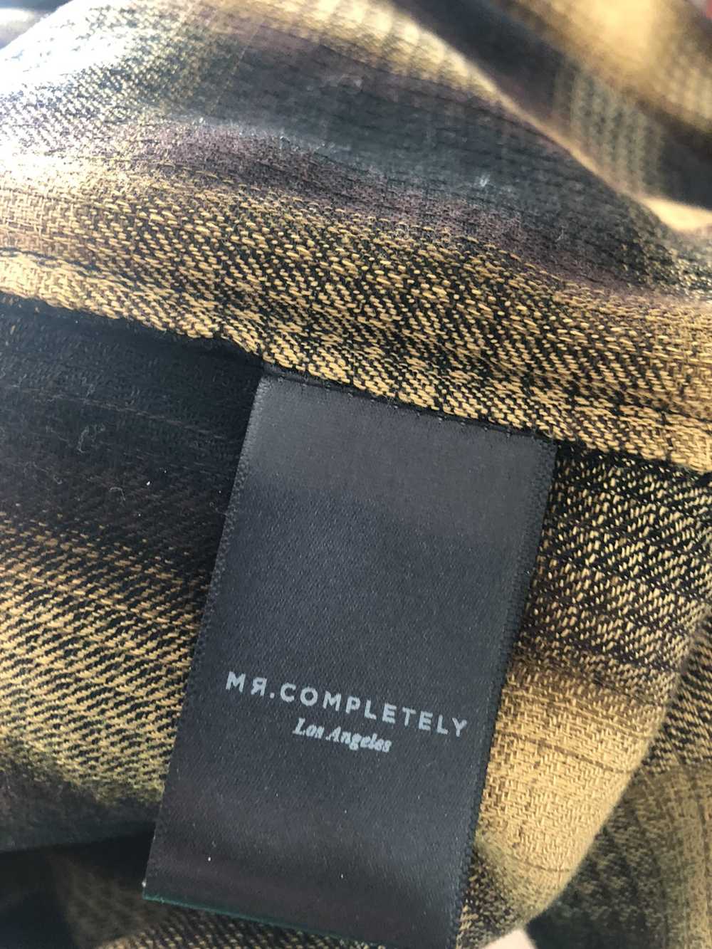 Mr. Completely Flannel Shadow GOLD PLAID - image 7