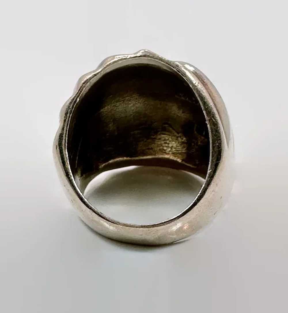 Modern Ring, Sterling Silver, Vintage Ring, 1970s… - image 5