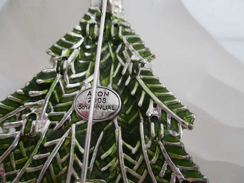 Avon Christmas Tree Pin 5th Annual NIB - image 7