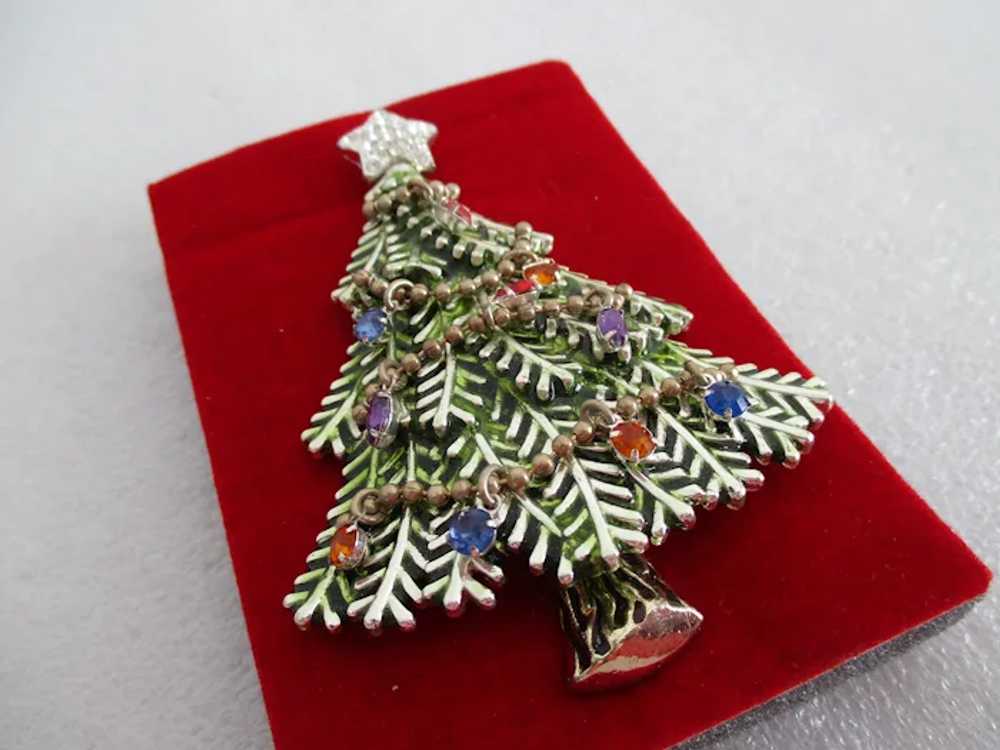 Avon Christmas Tree Pin 5th Annual NIB - image 9