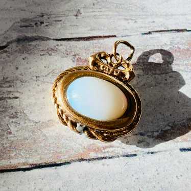 Antique Sailors Worry Stone Pocket Watch Fob - image 1