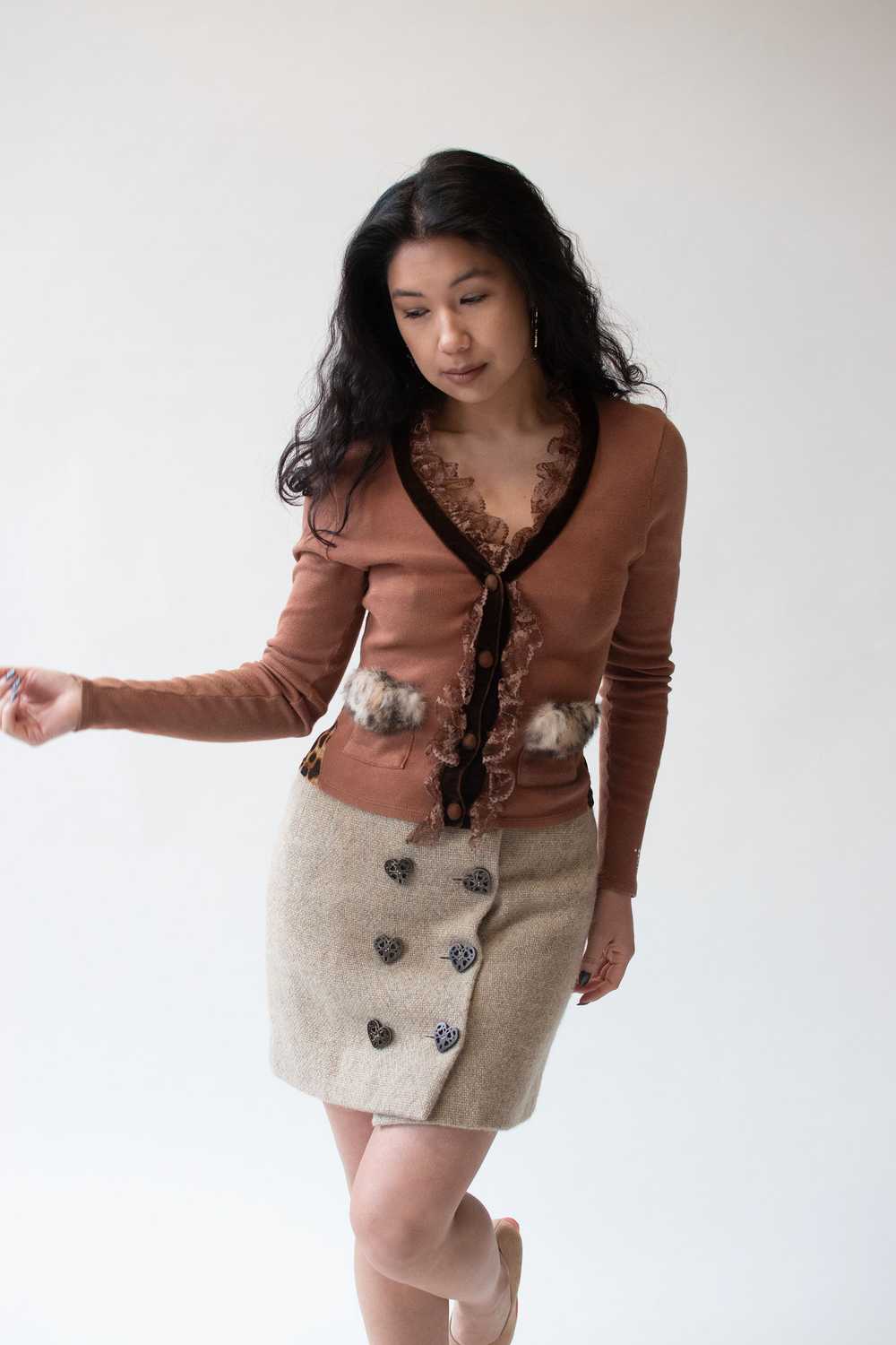1990s Mini Skirt | Moschino - image 3