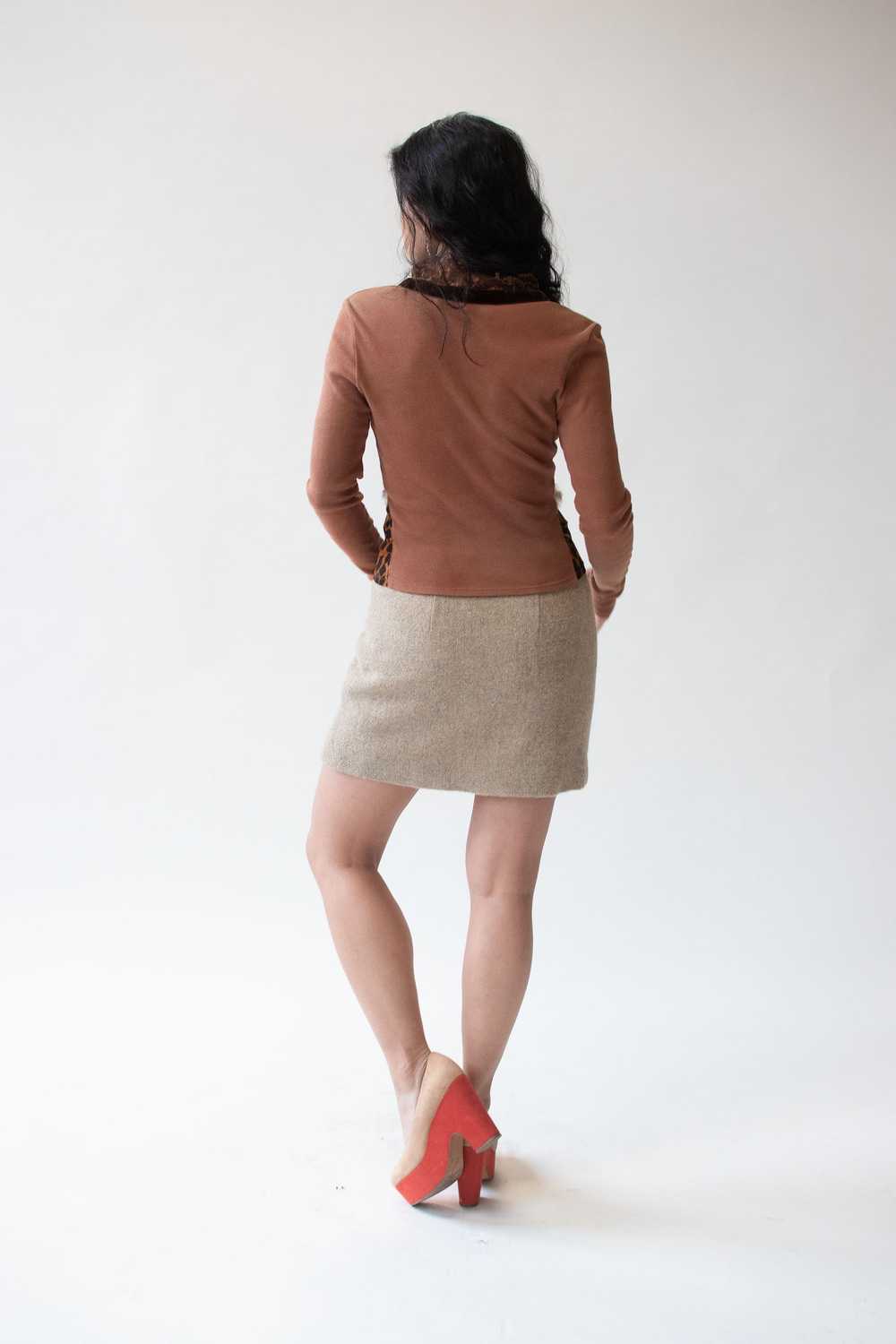 1990s Mini Skirt | Moschino - image 4