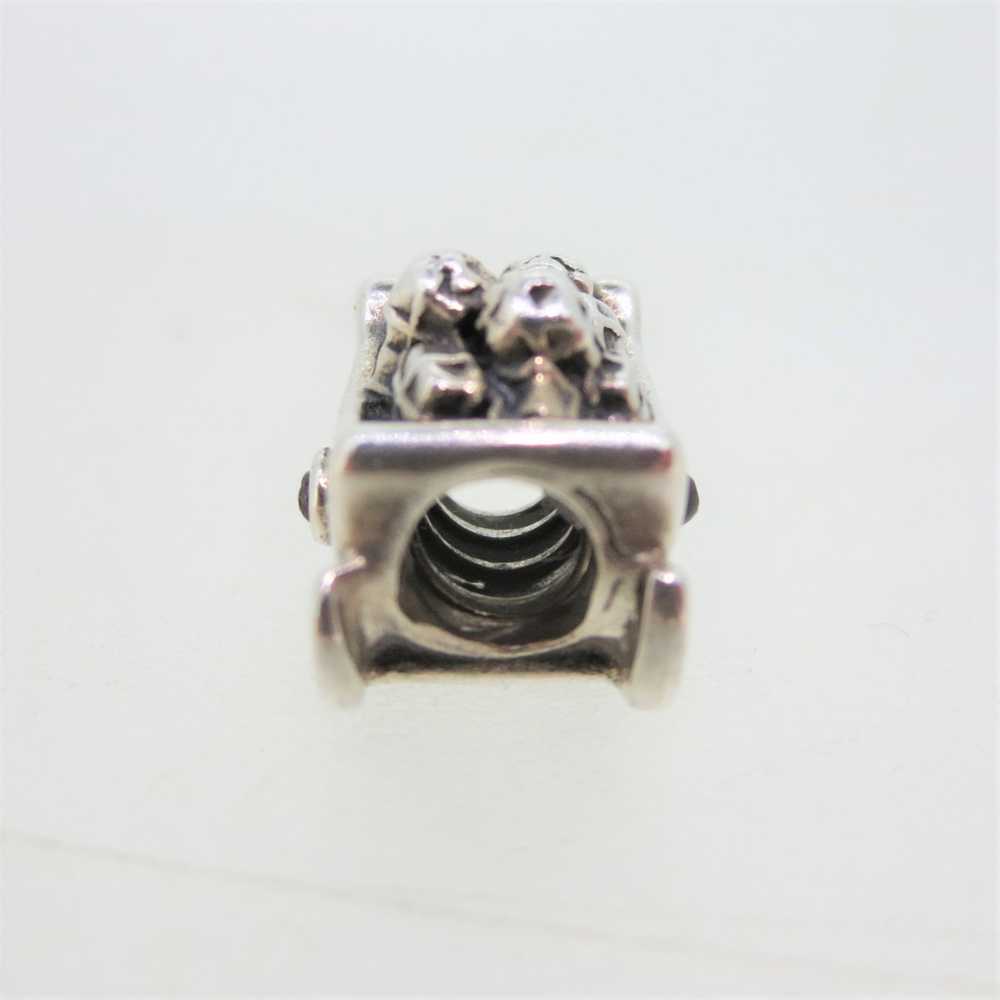 Pandora Sterling Silver Garnet Santa's Sleigh Chr… - image 5