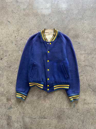 1950s Marquette Band Chain Stitch Varsity Jacket - image 1
