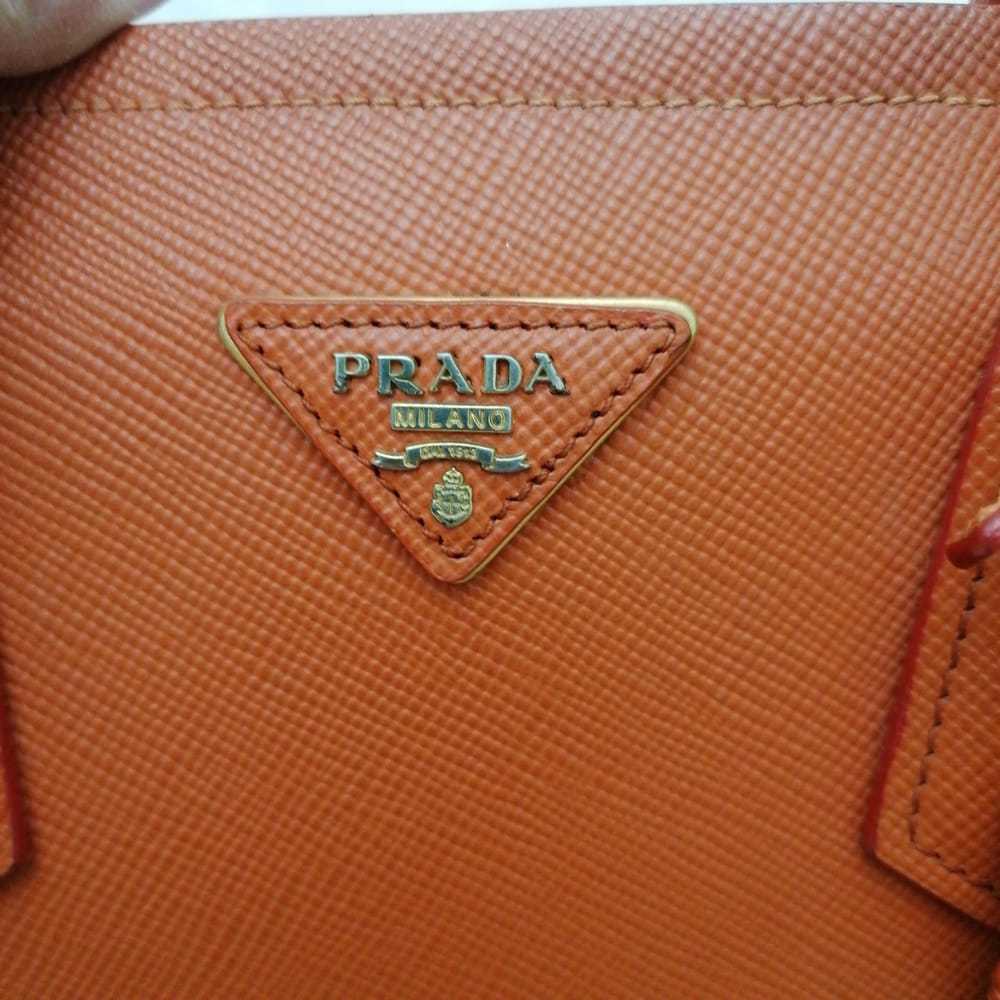 Prada Bibliothèque leather tote - image 5