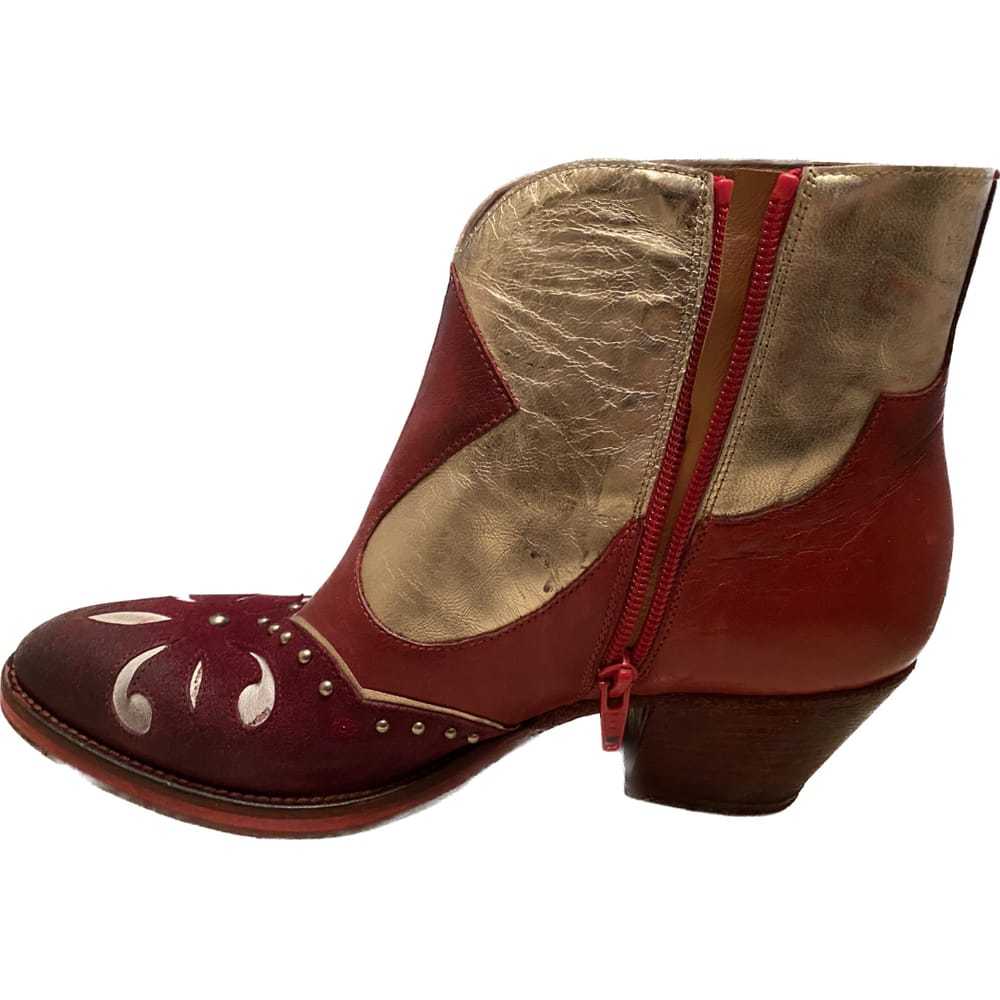 Elena Iachi Leather western boots - image 4