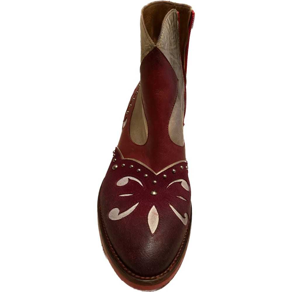 Elena Iachi Leather western boots - image 6