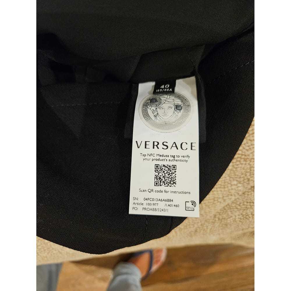 Versace Wool mini dress - image 5