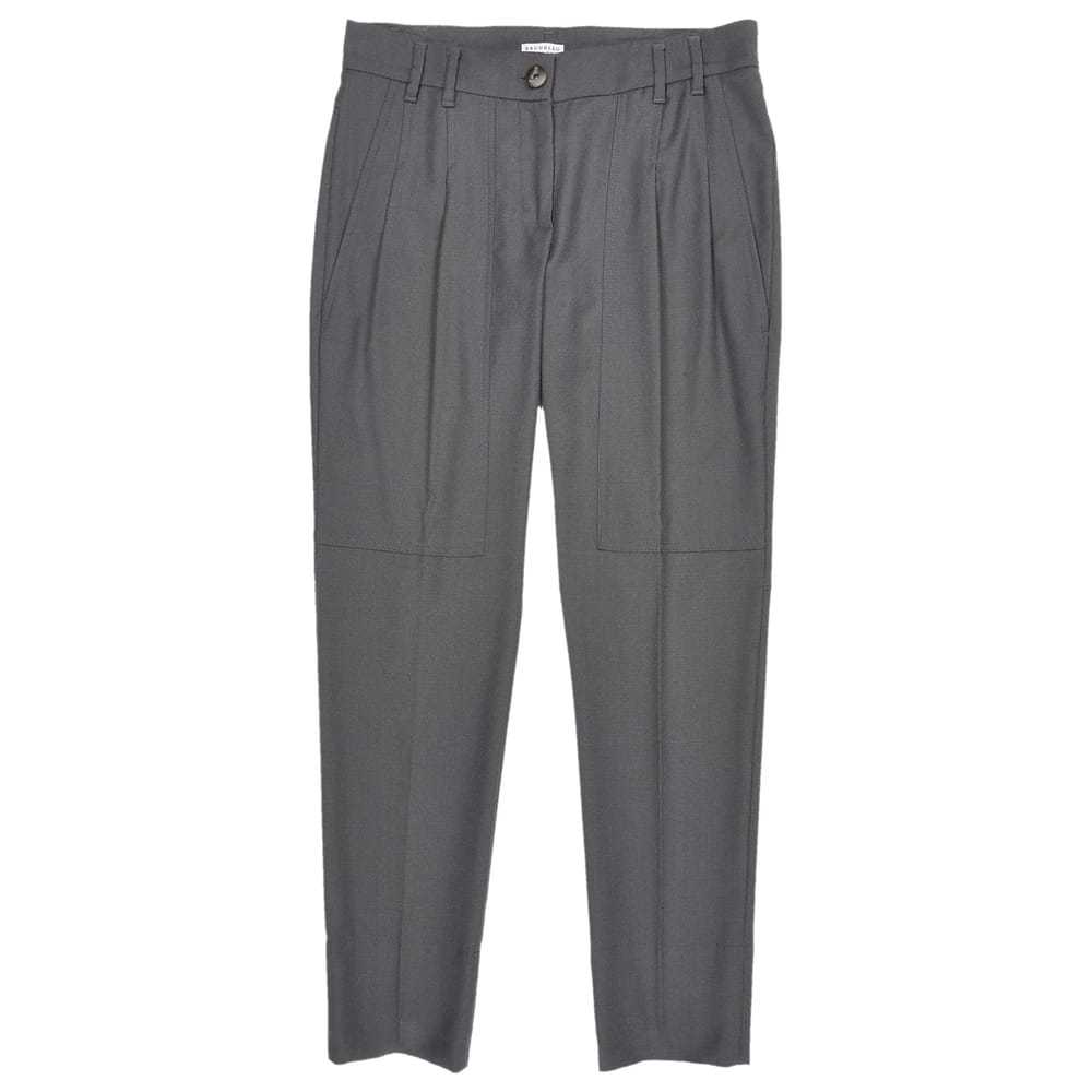 Brunello Cucinelli Wool slim pants - image 1