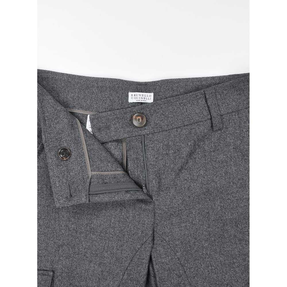 Brunello Cucinelli Wool slim pants - image 3