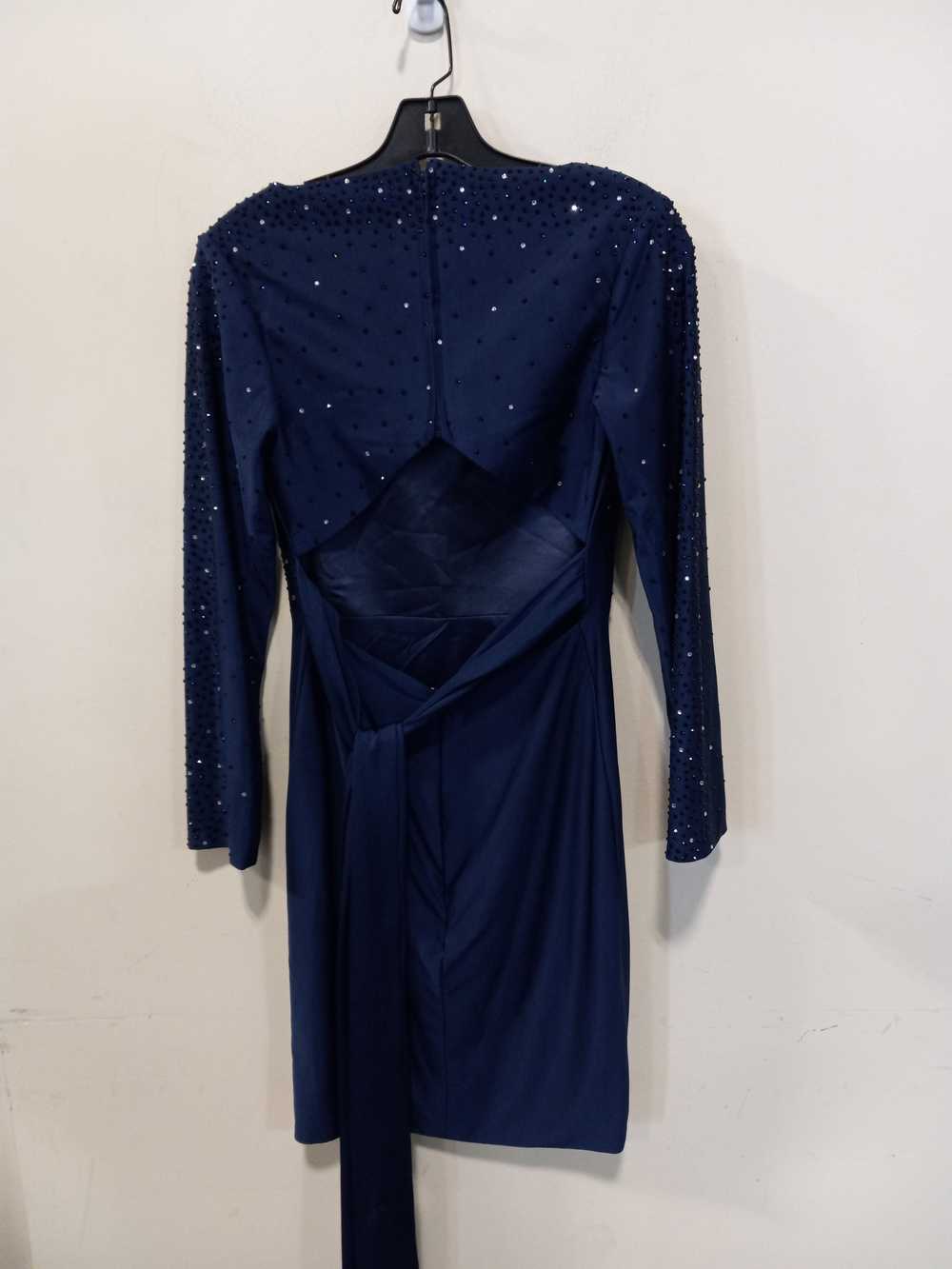 Ada's Bridal Blue Rhinestone Accent Dress - image 5