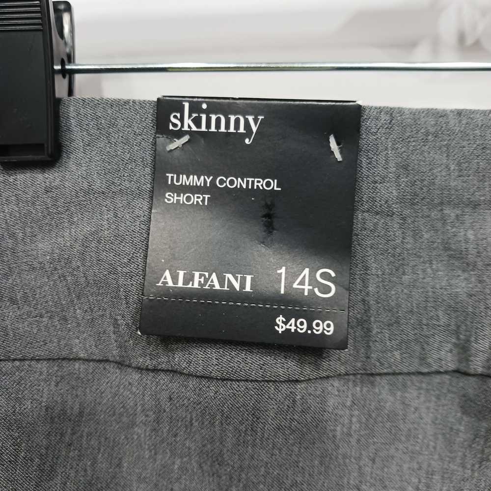 Alfani Tummy Control Short Women's Gray Pants Siz… - image 3