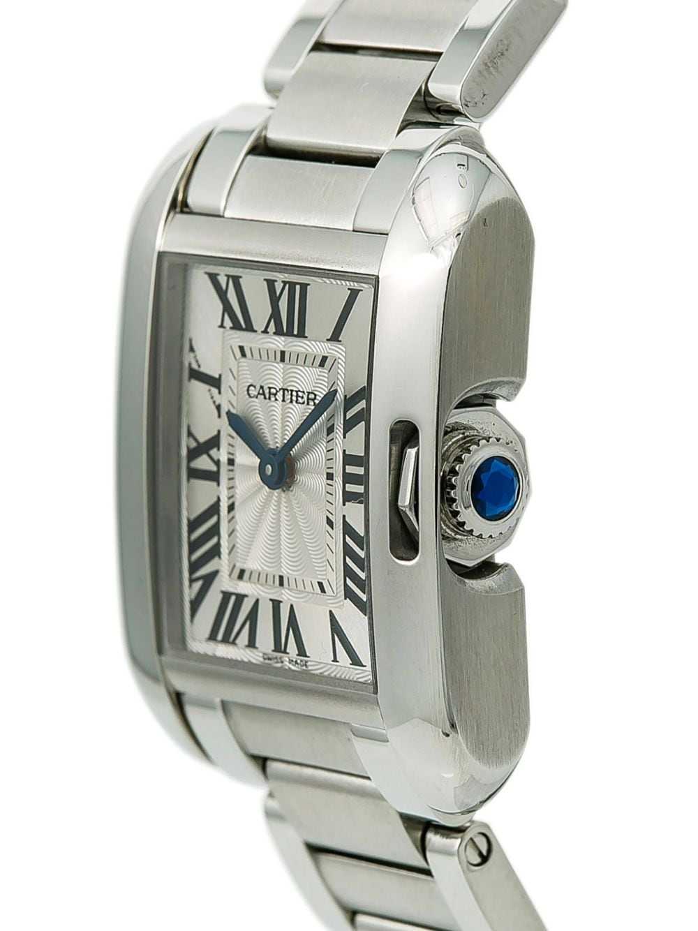 Cartier pre-owned Tank Anglaise 23mm - White - image 3
