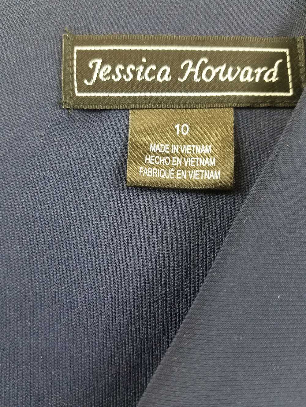 Jessica Howard Women Long Sleeve Dress Navy Blue … - image 3