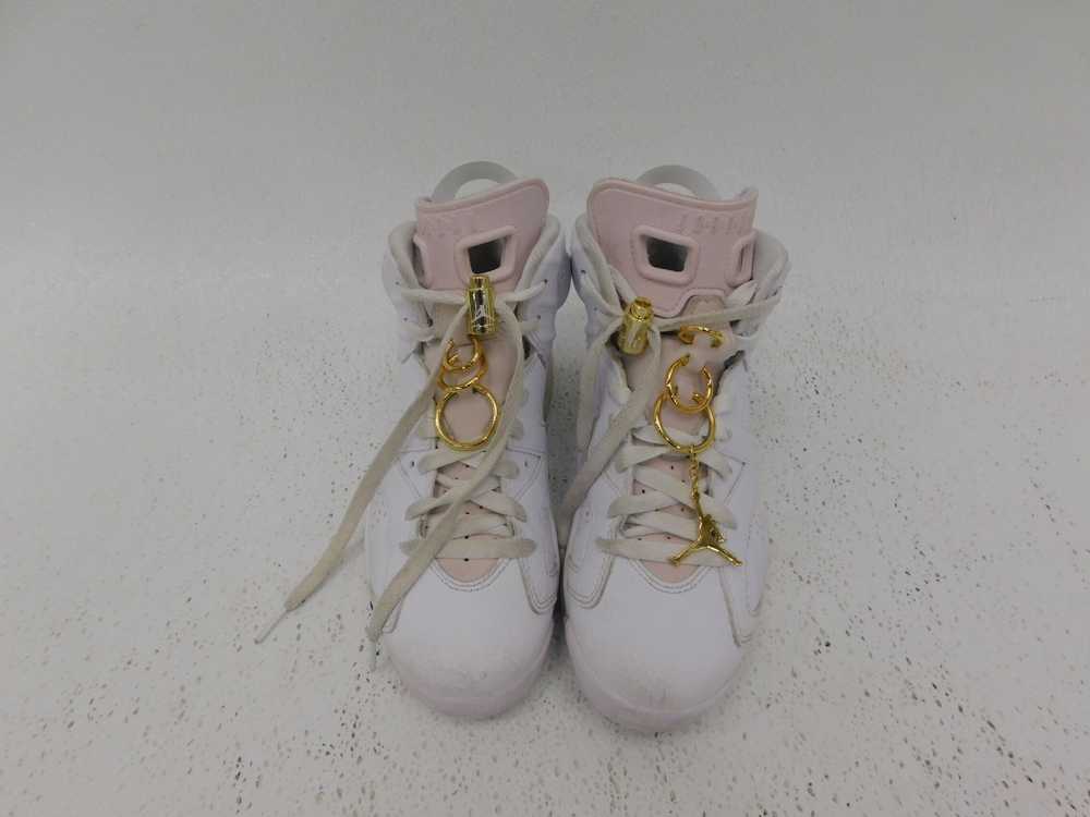 Nike Women's Jordan 6 Retro Gold Hoops White/Meta… - image 1