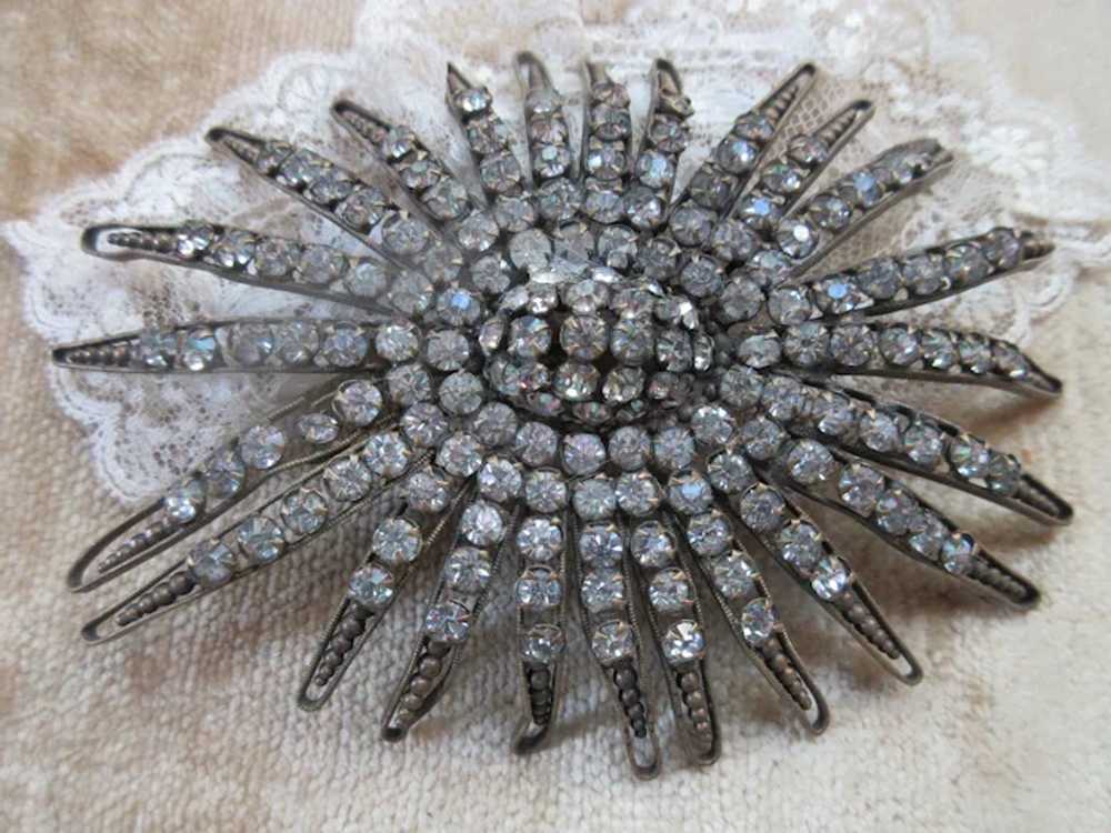 Older Vintage Paste Embellishment Circa 1930 Dres… - image 3