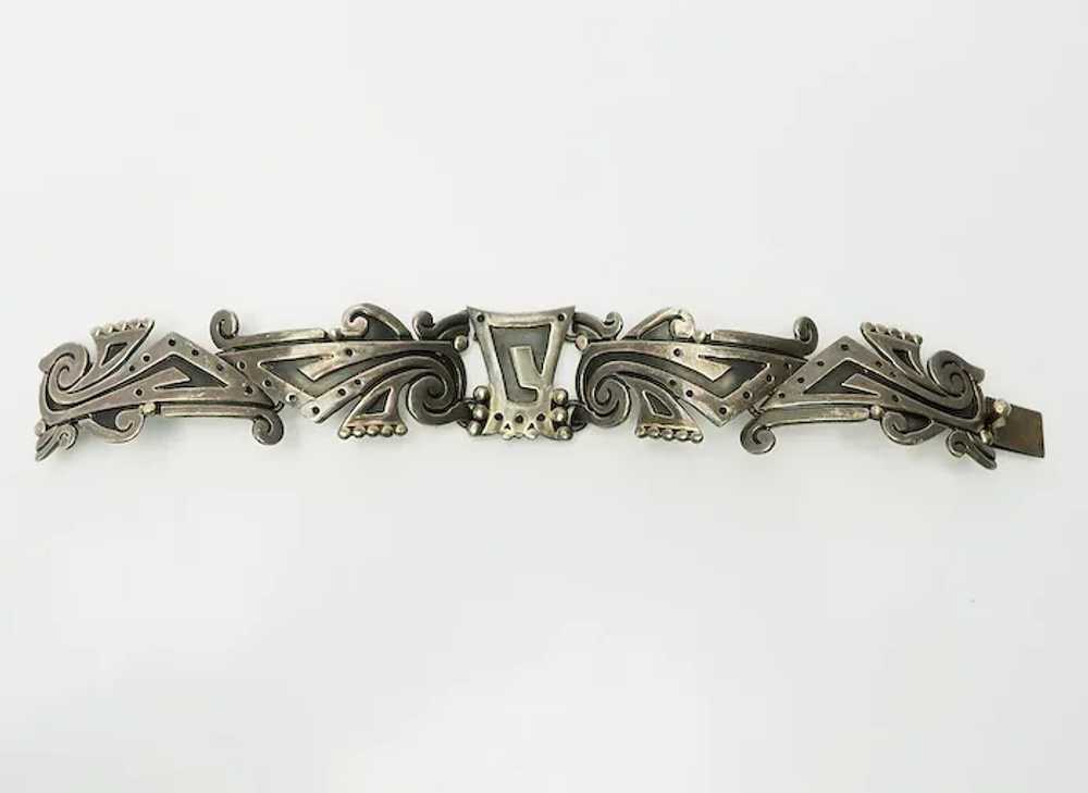 Vintage traditional modern sterling silver panel … - image 5