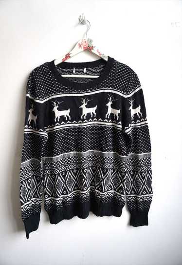 Vintage Norwegian XMAS Sweater Cardigan Jumper Nor
