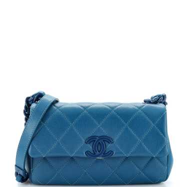 CHANEL My Everything Flap Bag Quilted Caviar Small