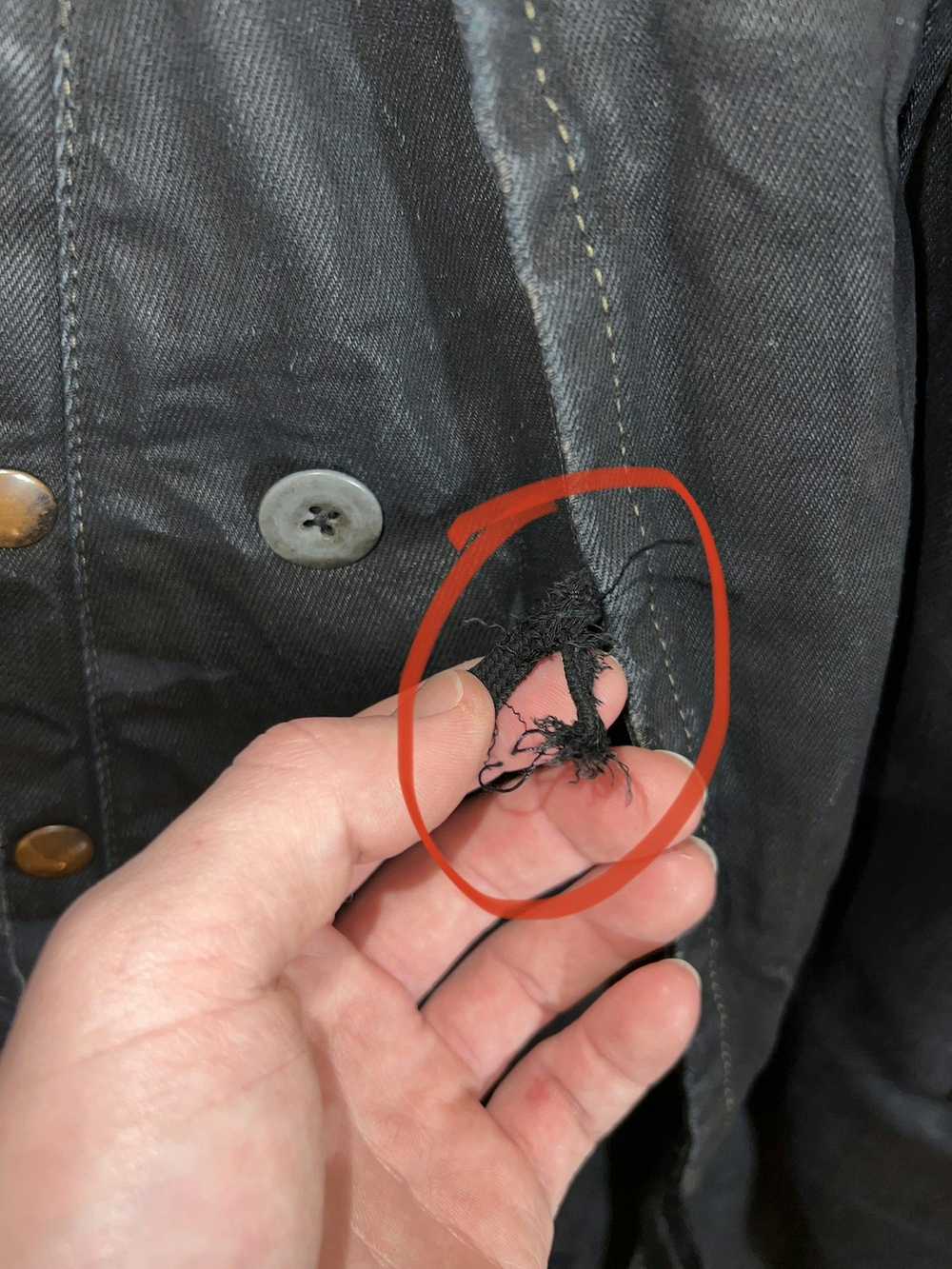 Rick Owens Rick Owens- AW07- “Exploder” Waxed Den… - image 8