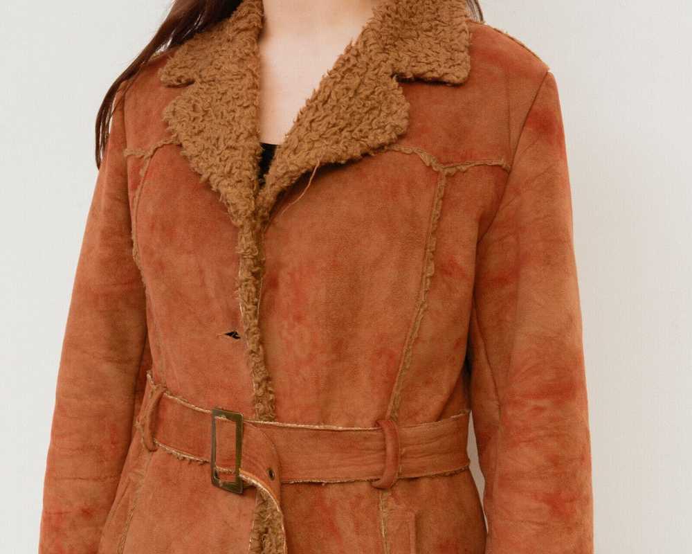 Authentic × Vintage Faux Suede Faux Fur Jacket Co… - image 6