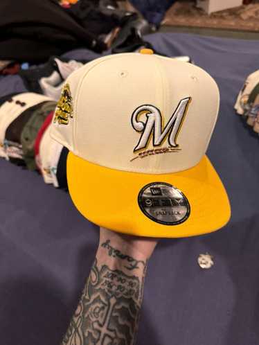 Milwaukee Brewers New Era Grayed Out Neo 39Thirty 3930 Fitted Hat