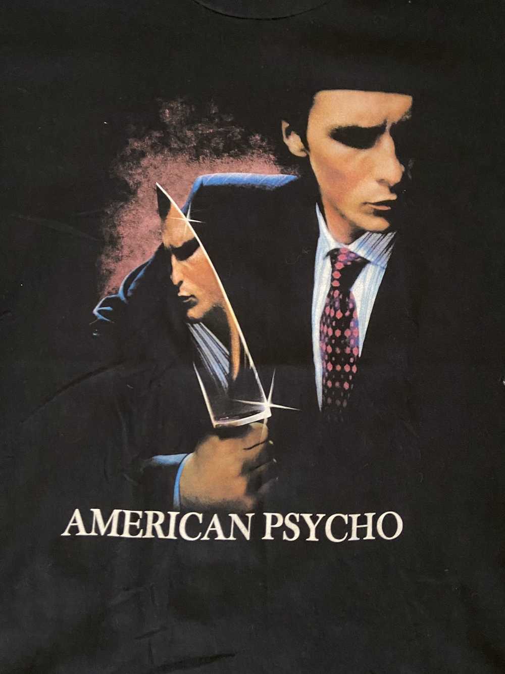 Movie × Vintage Vintage t shirt American psycho 2… - image 3