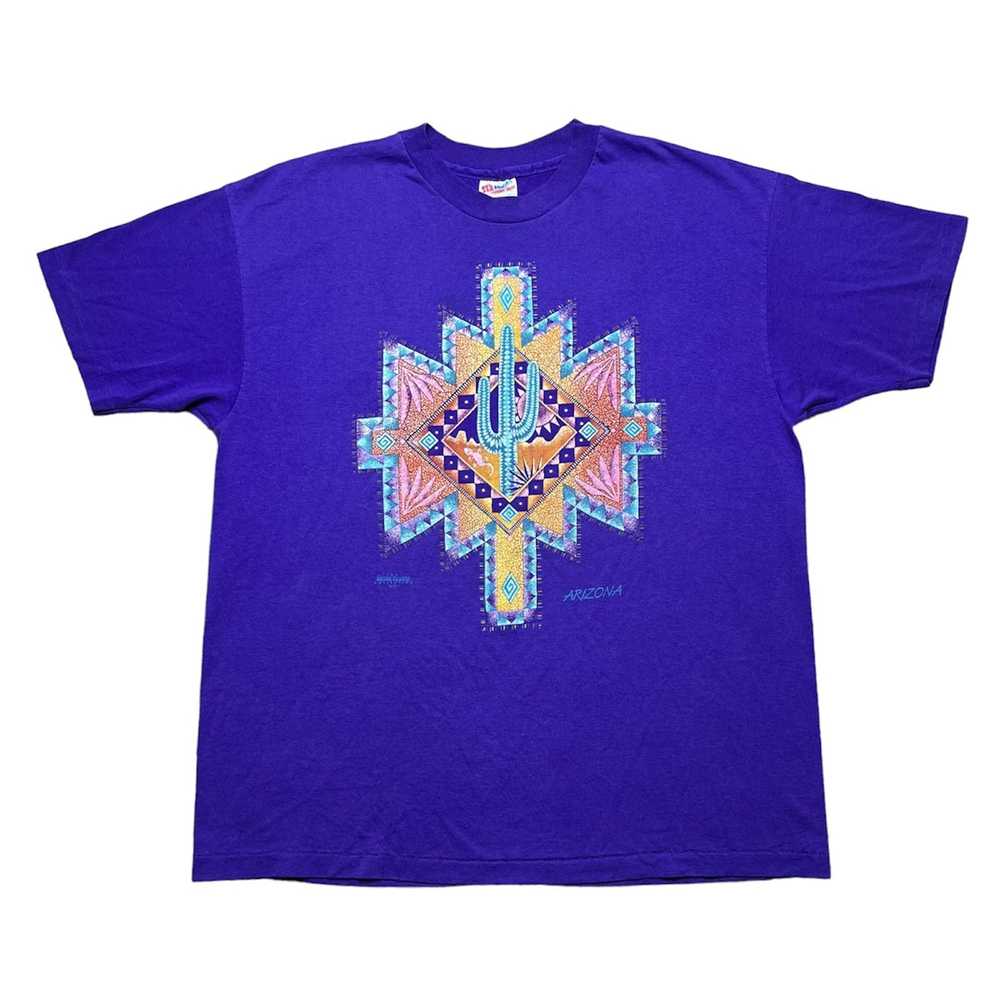 Vintage Vintage 90s Arizona Purple Southwestern C… - image 1