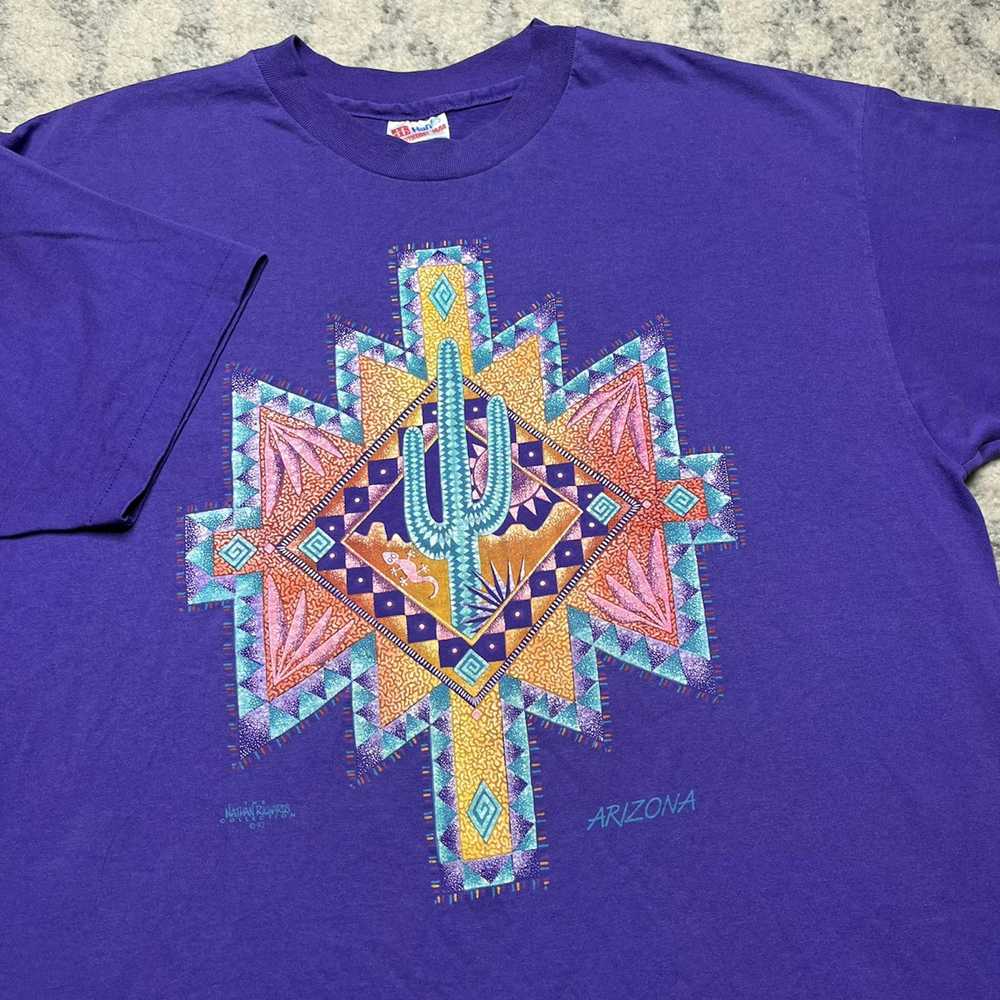 Vintage Vintage 90s Arizona Purple Southwestern C… - image 3